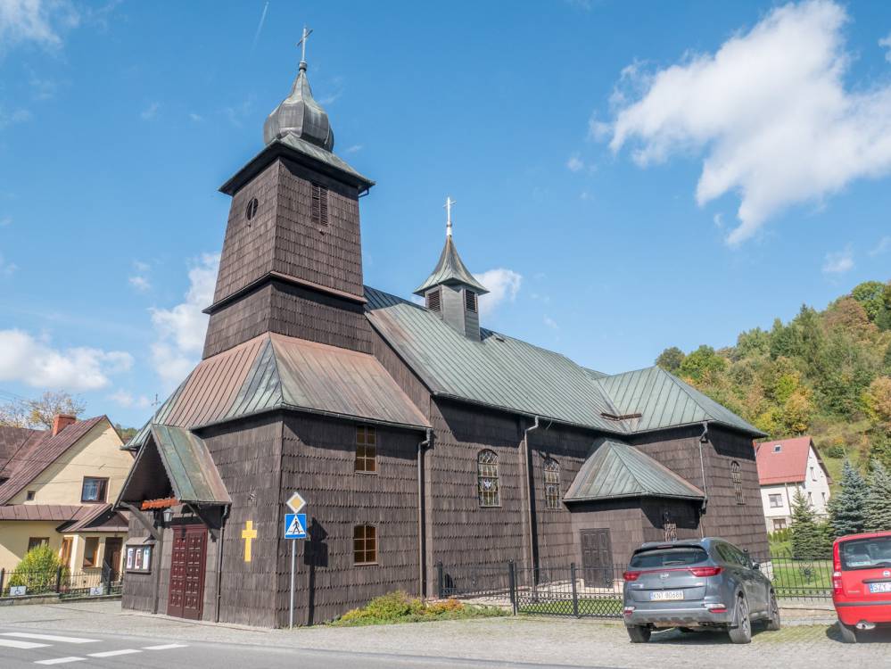 Czarny szlak rowerowy w Węgierskiej Górce